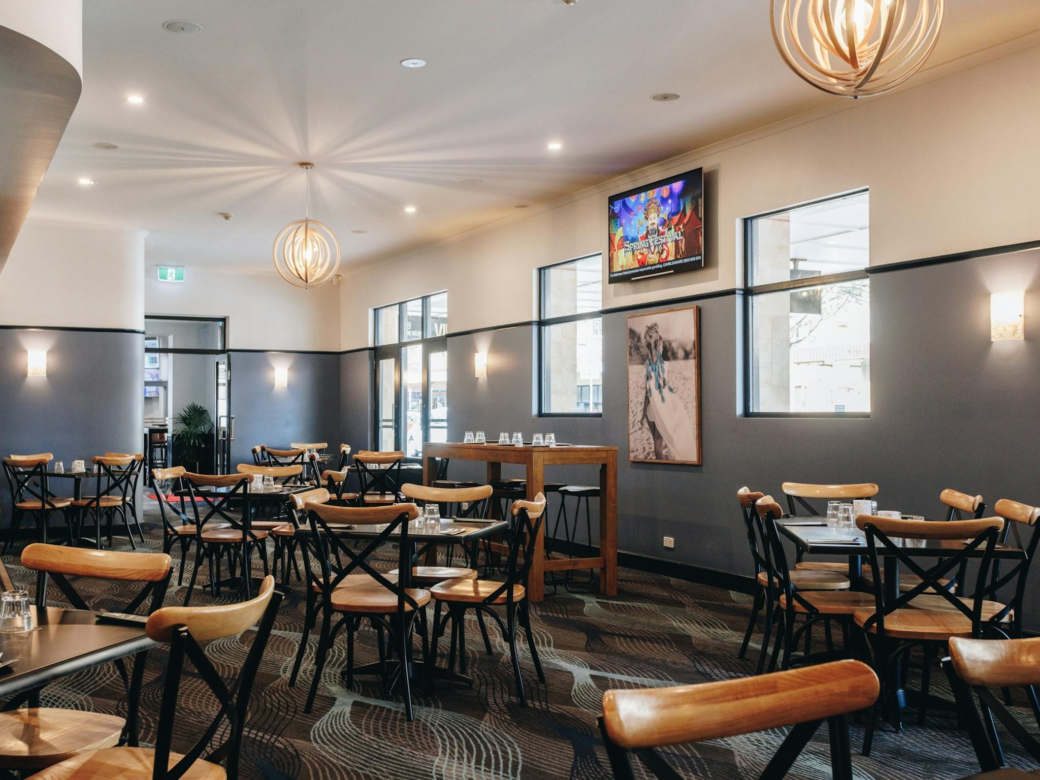 Fynteravox -tasokkaan fine dining -ravintolan ruokailutila